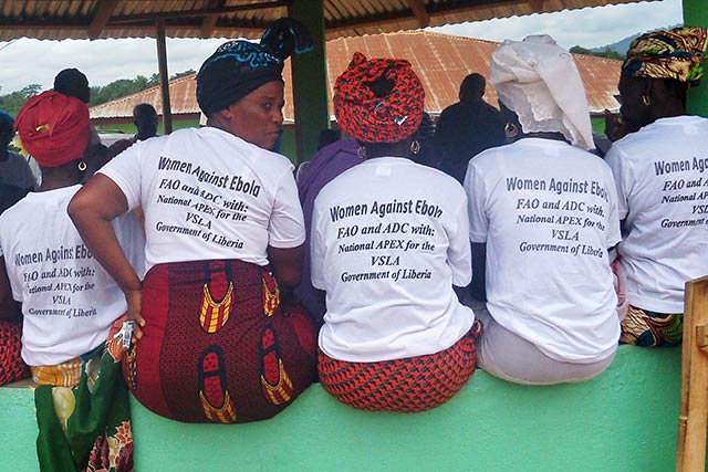 Women at a VSLA meeting in Barkedu.